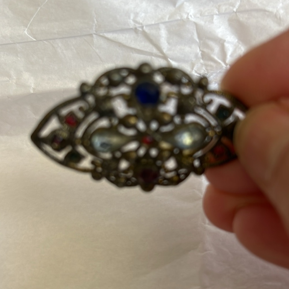 Vintage Rhinestone Brooch - Picture 7 of 9
